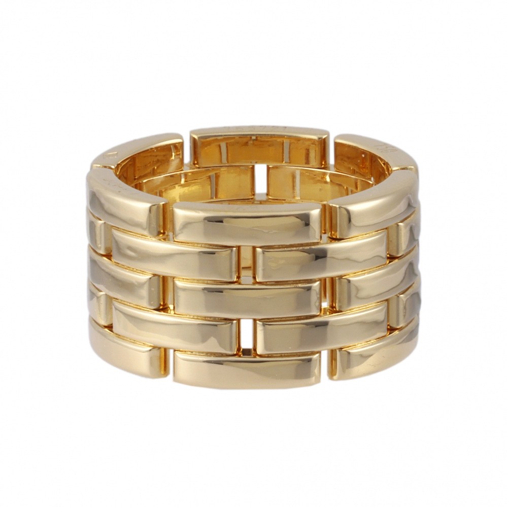 Cartier Mayon Pantale Ring 18K Yellow Gold