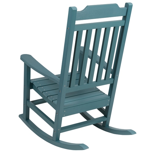 2 Pack AllWeather Faux Wood Rocking Chair