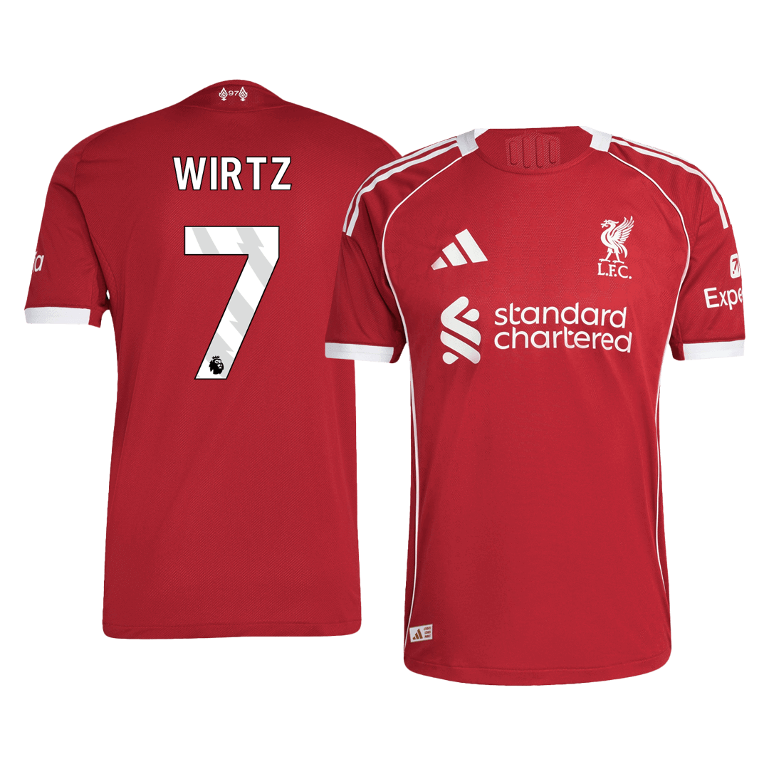 WIRTZ #7 Liverpool Home Player Version Jersey 2025/26