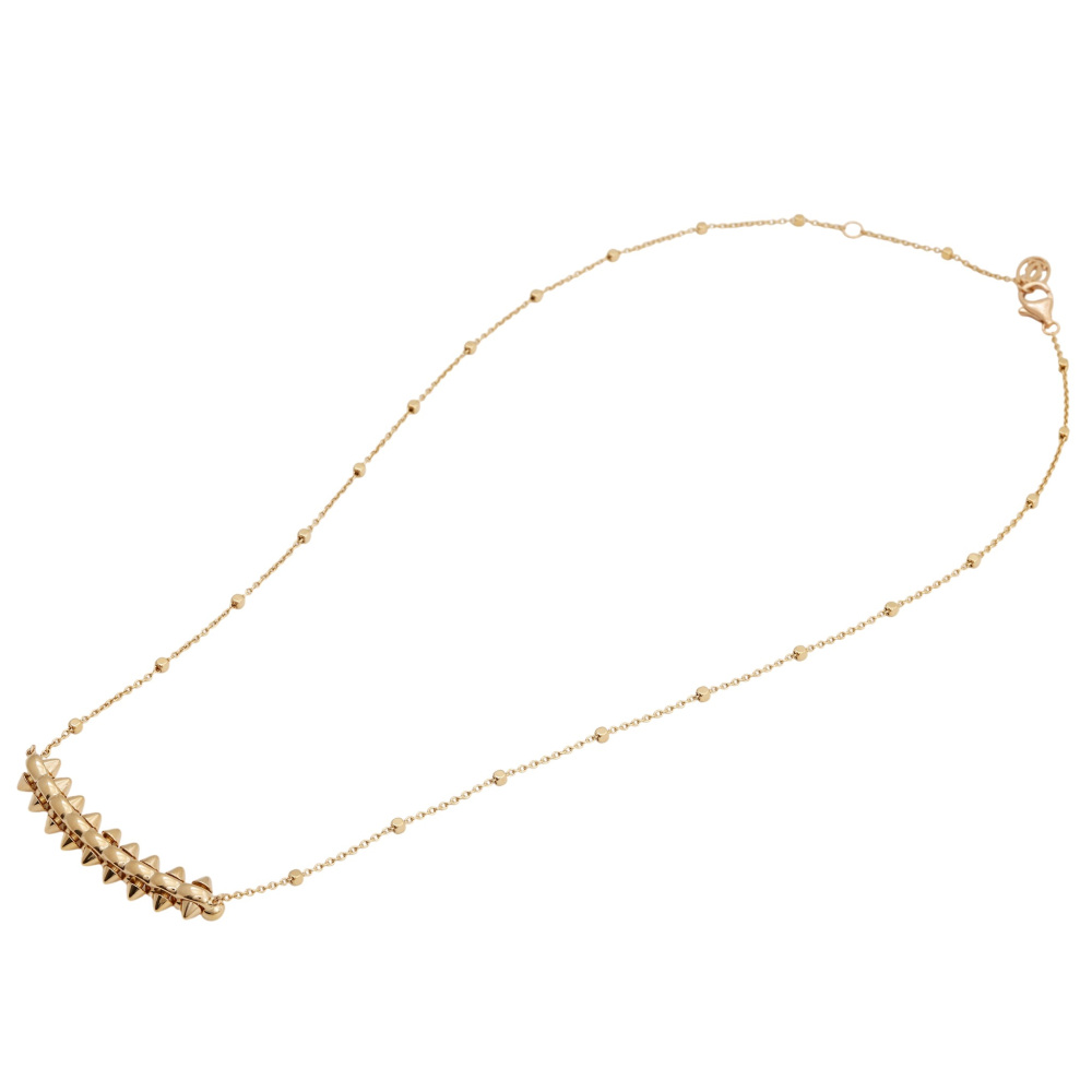 Cartier Crash Necklace 18K Rose Gold Diamond N7424312