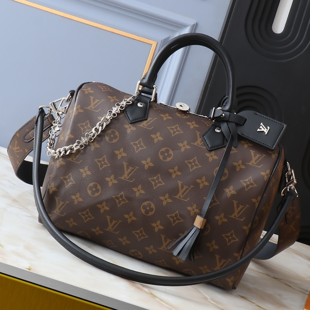 Louis Vuitton Speedy Soft 30 Dark Brown 30Cm M12243