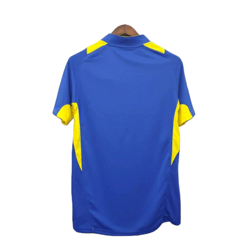 Boca Juniors 2005 vintage blue and yellow color scheme