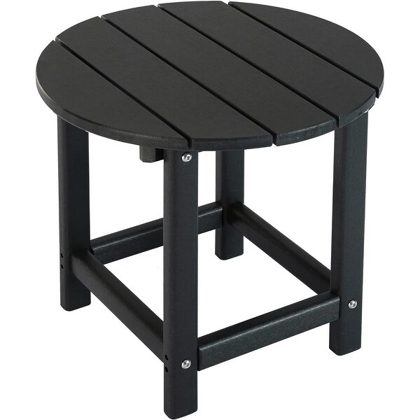 Round Adirondack Side Table End Table,Outdoor Side Tables