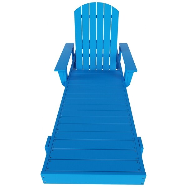 Polytrends Altura Poly EcoFriendly All Weather Reclining Chaise Lounge with Arms