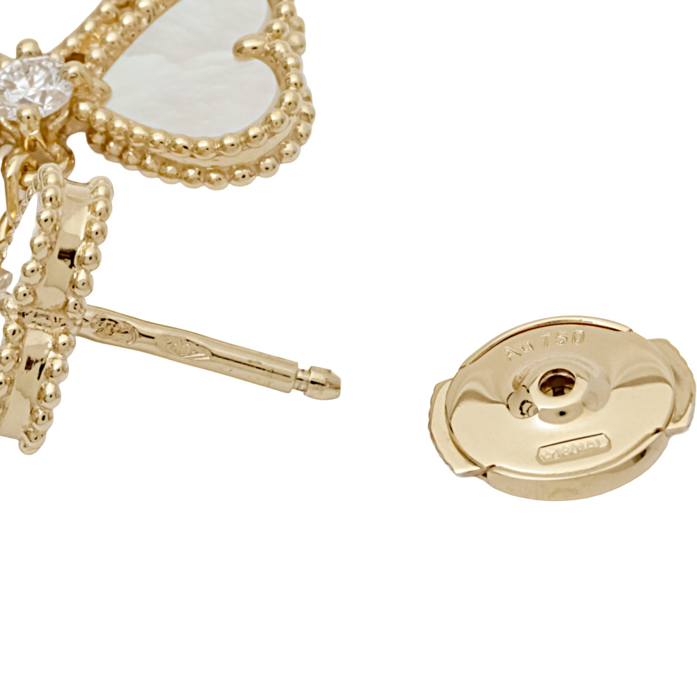 Van Cleef & Arpels Sweetheart Earrings 18K Yellow Gold VCARN5PQ00