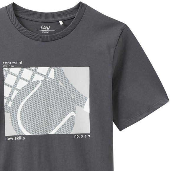 Yigga Jungen T-Shirt mit großem Print