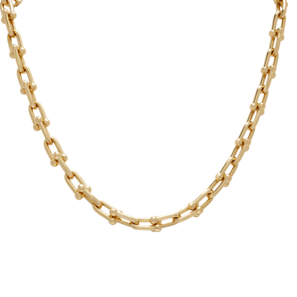 Tiffany & Co. Hardware Link Necklace 18K Yellow Gold 70751119