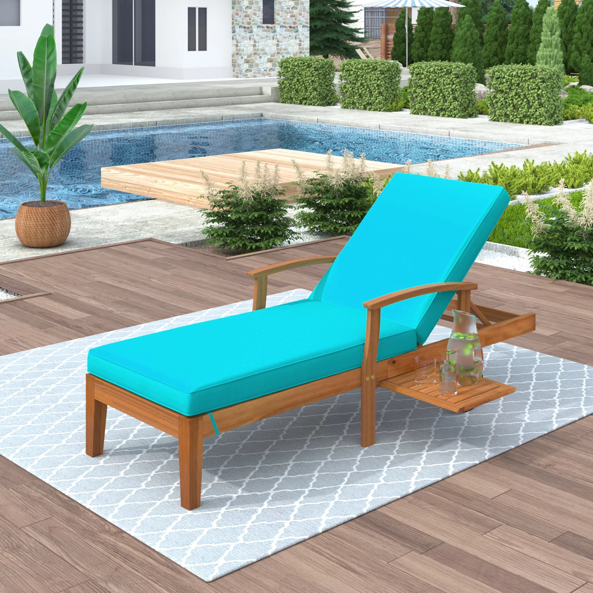 LYPER Outdoor Solid Wood 78.8