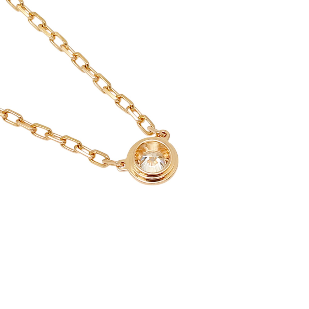 Cartier Damour (diamant Leger) Necklace 18K Rose Gold Diamond B7215700