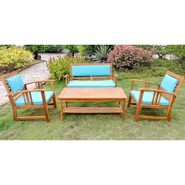 Brisbane 4Piece Patio Conversation Set