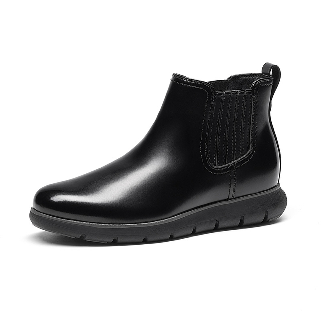 Men’s Comfortable PU Pull-On Chelsea Boots