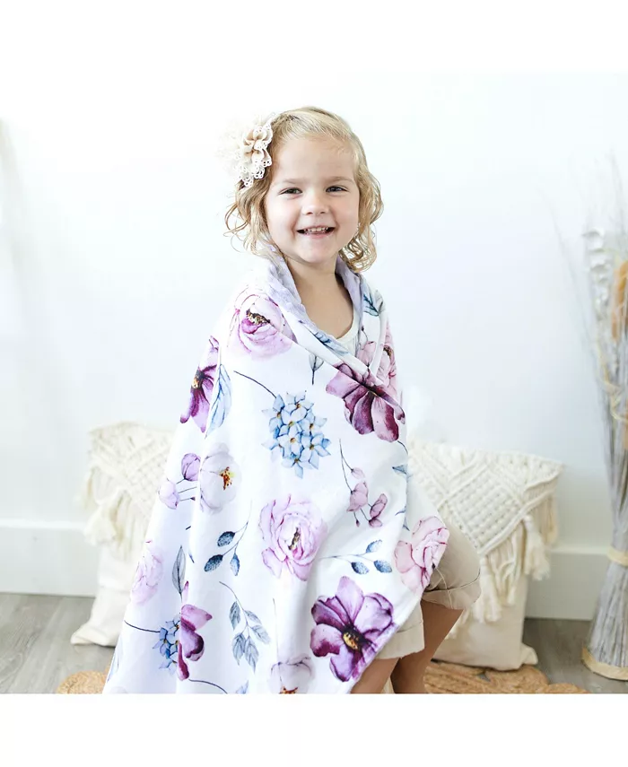Honey Lemonade Premium Baby and Toddler Minky Blanket - Vintage Floral