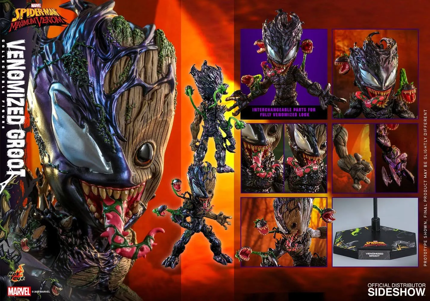 Hot Toys Venomized Groot 1/6 Scale Figure