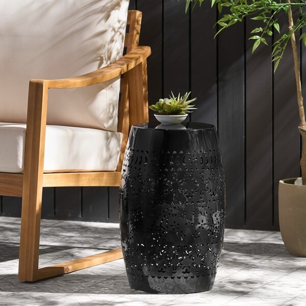 Lace Cut Design Metal Frame SIDE TABLE