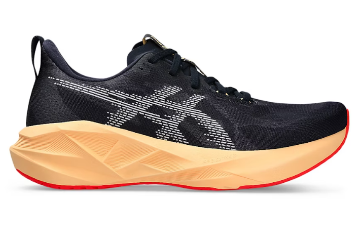 ASICS NOVABLAST 5 Running Shoes Midnight/Orange Glow 1011B975-404