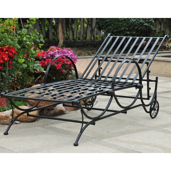 Mandalay MultiPosition Iron Chaise Lounge