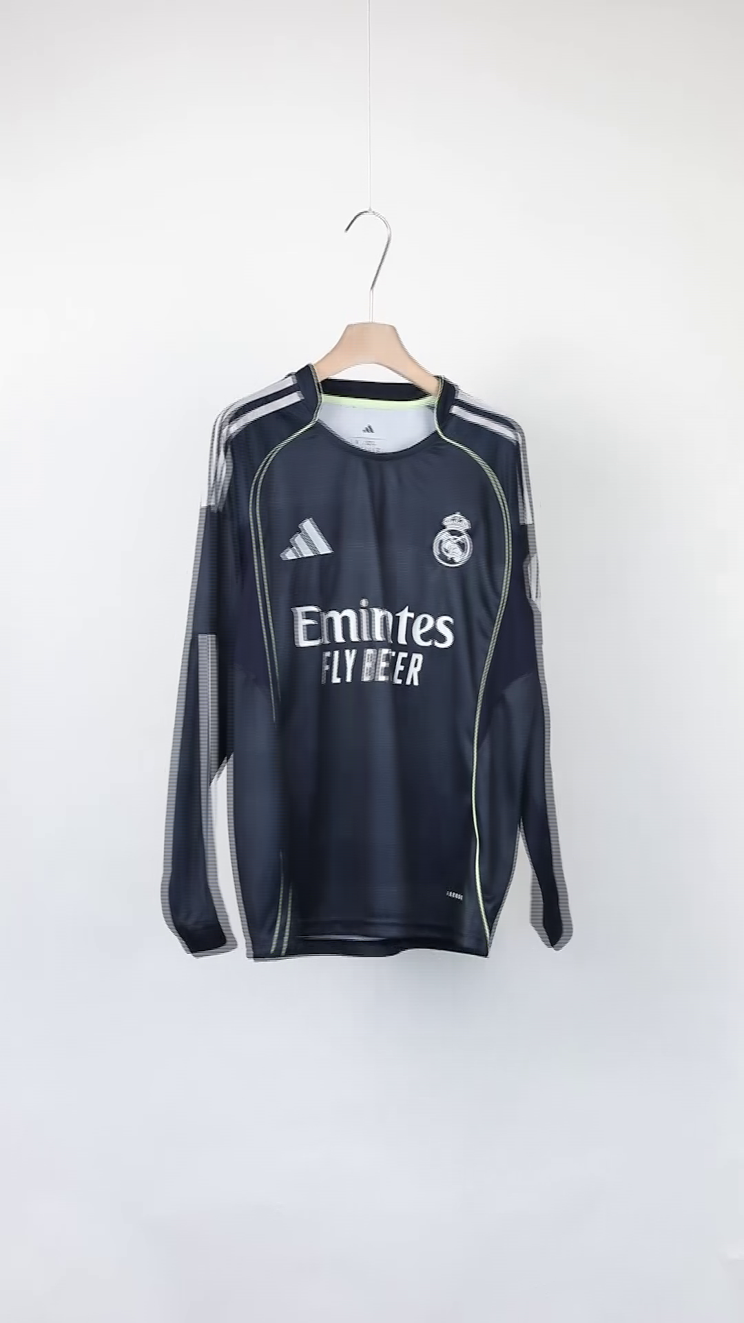 Real Madrid Away Long Sleeve Jersey 2025/26
