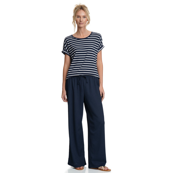 Gina Benotti Damen T-Shirt mit fixierten Turn-ups