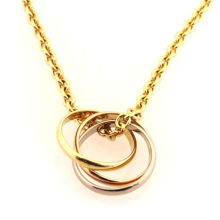 Cartier Trinity Do Necklace Tri-Gold