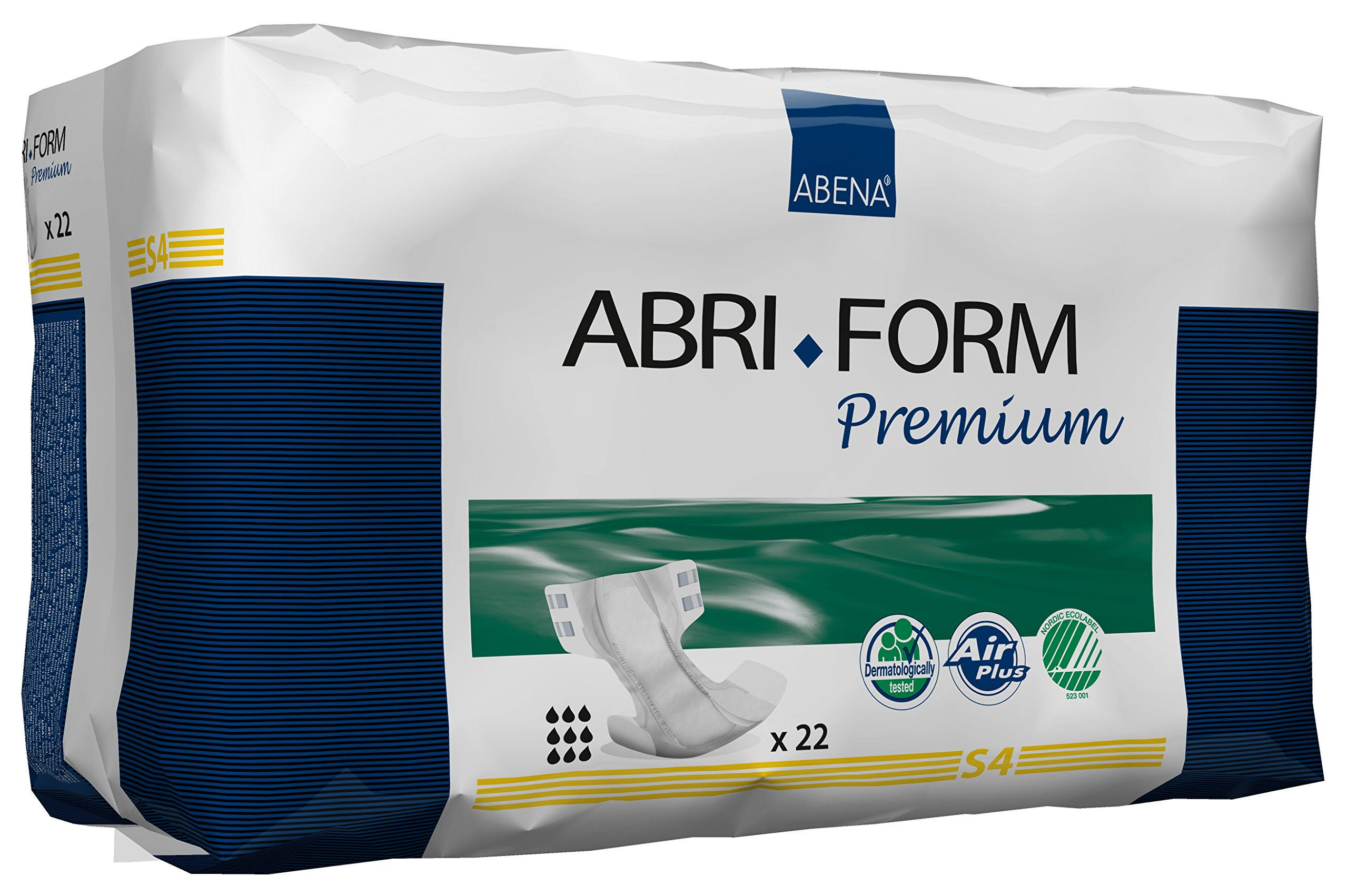 Abena Abri-Form Briefs S4, Small, Level 4 Absorbency - Small 22-33x22 – Case of 66