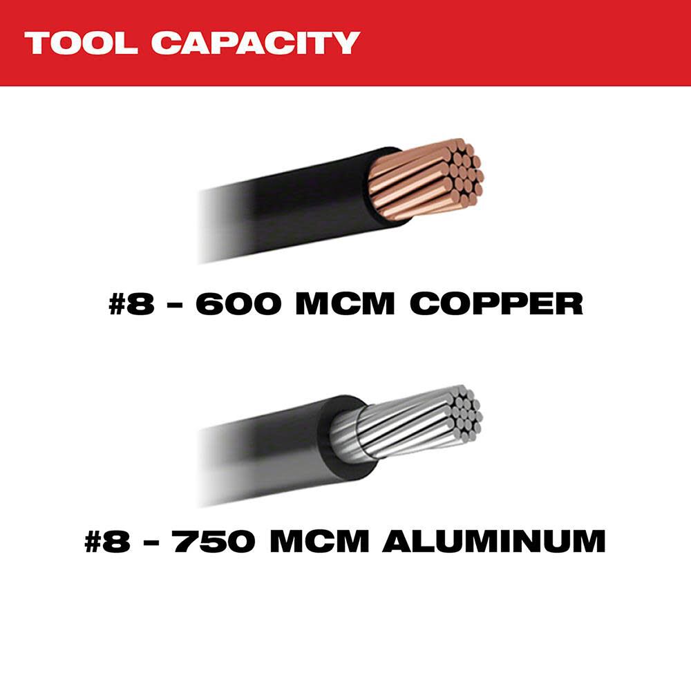 Milwaukee M12 600 MCM Cable Cutter 2472-20