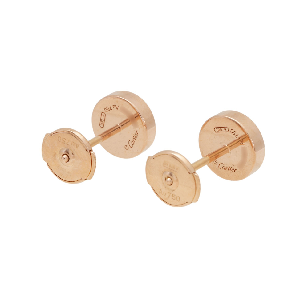 Cartier Love Earrings 18K Rose Gold B8301254