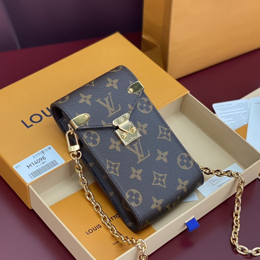 Louis Vuitton Phone Pouch Métis Brown 6.7 Inches N00144