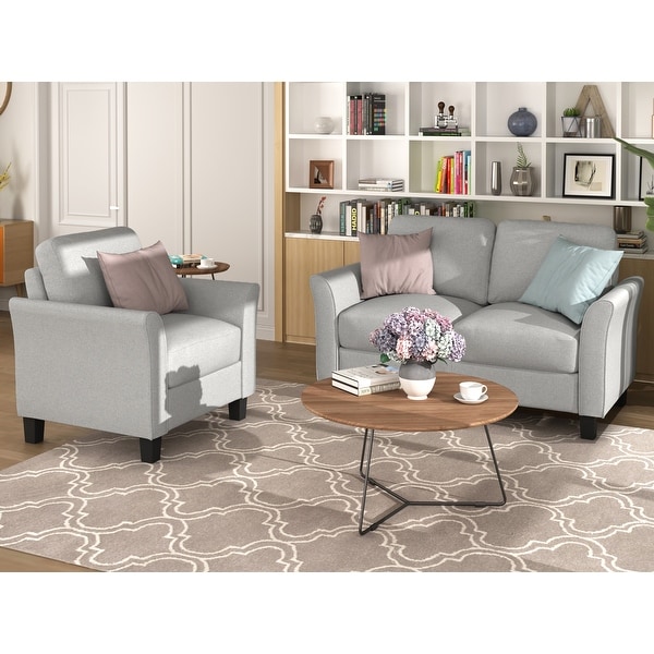 Living Room Furniture Armrest Single Sofa and Loveseat Sofa