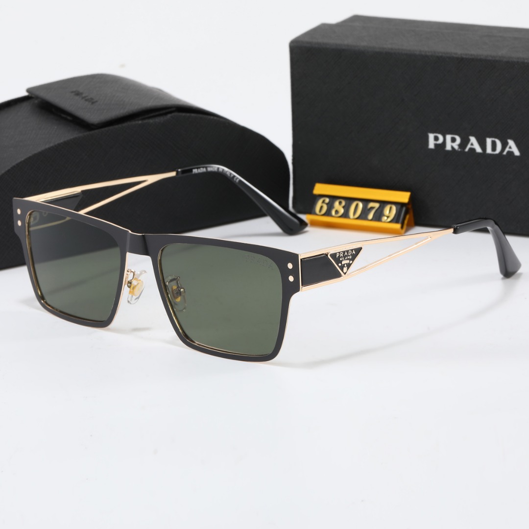 Prada sunglasses fashionable classic versatile slimming retro sunglasses - cnluxepick