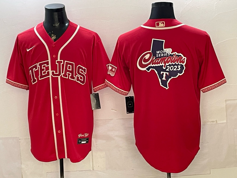 Men's Texas Rangers Red 2026 City Connect Team Jersey