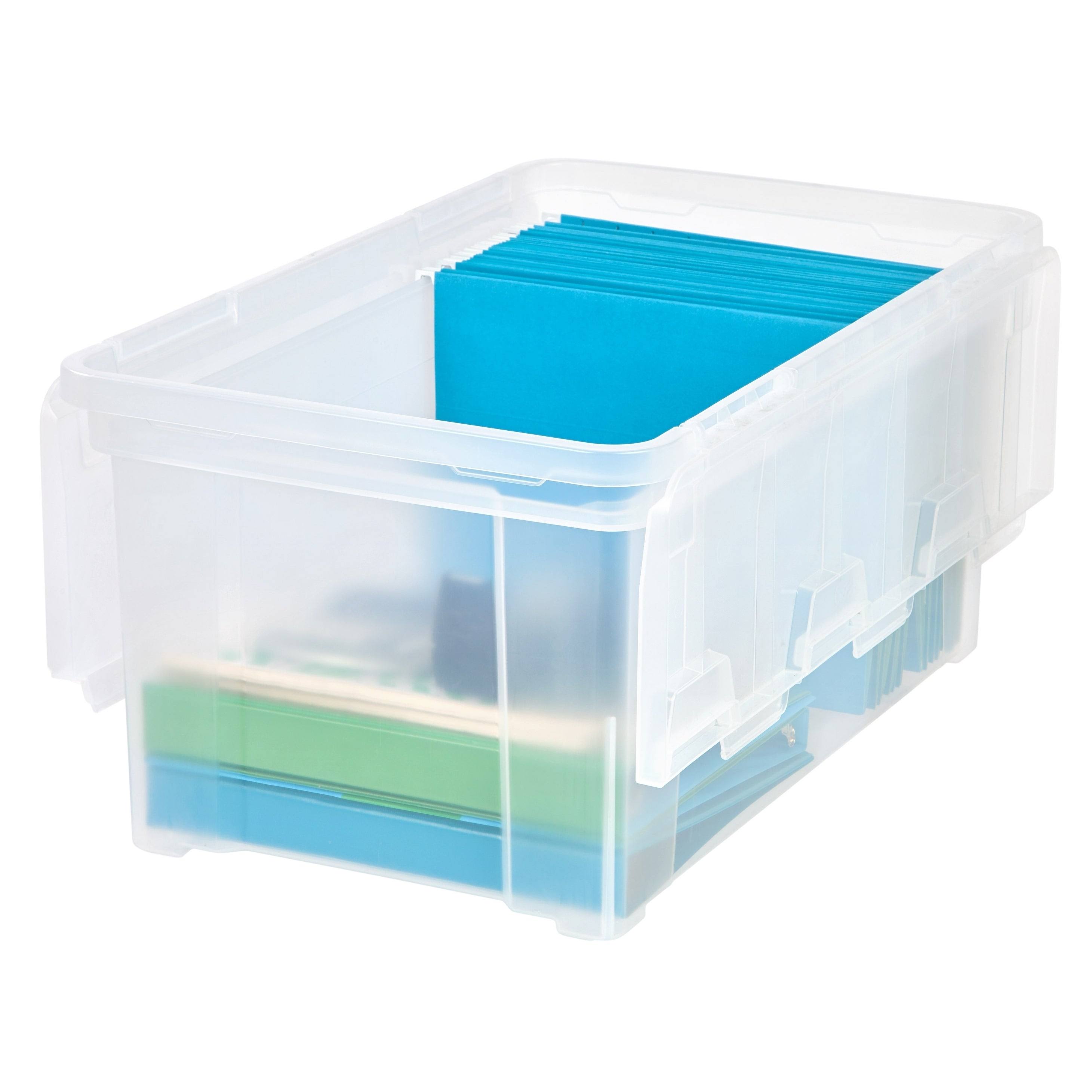 Iris USA, Inc. 587750 File Box, Clear