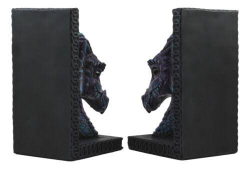Dragon Head Bookends