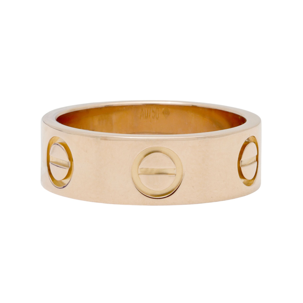 Cartier Love Classic Model Ring 18K Rose Gold B4084800