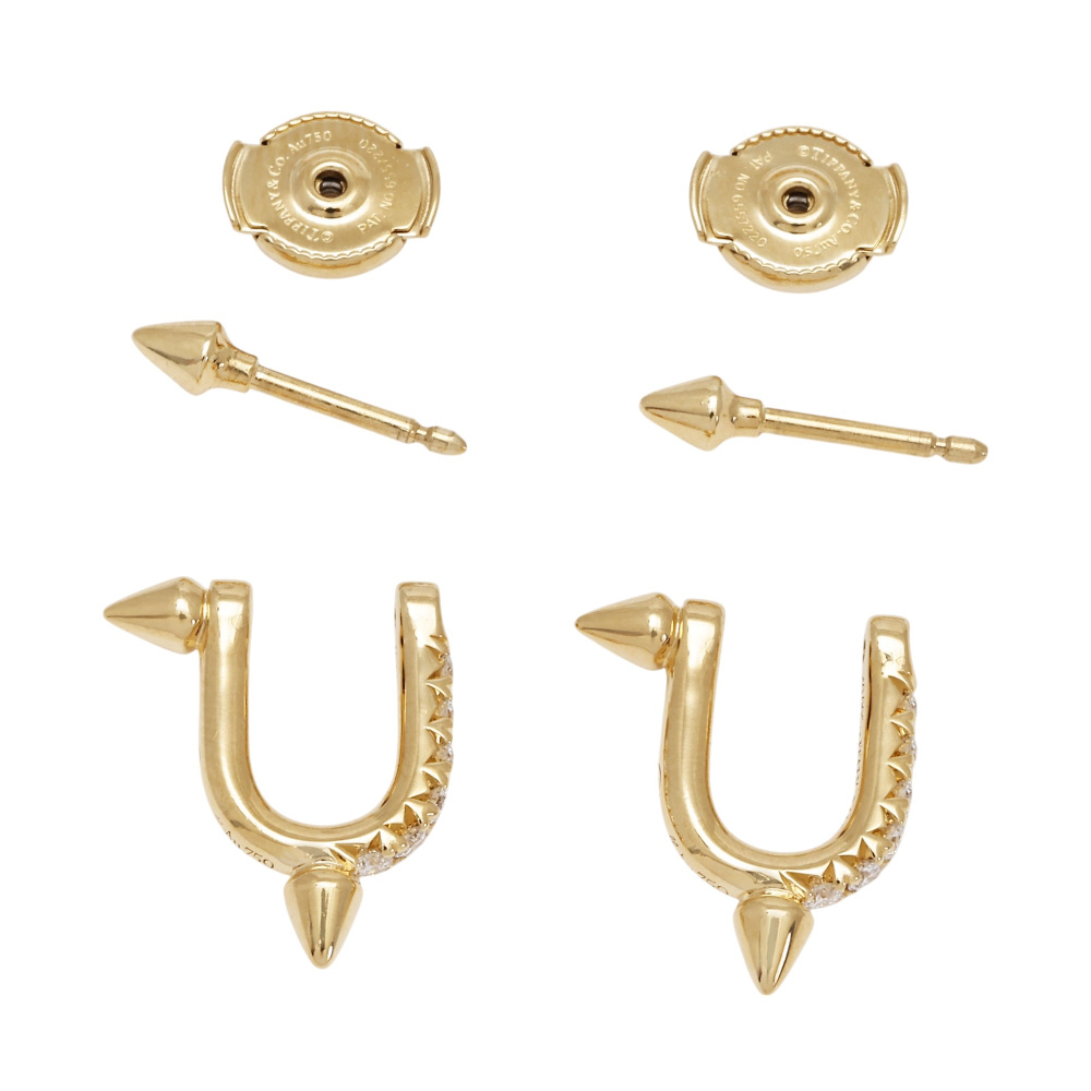 Tiffany & Co. Titan Pharrell Williams Earrings 18K Yellow Gold 73471281
