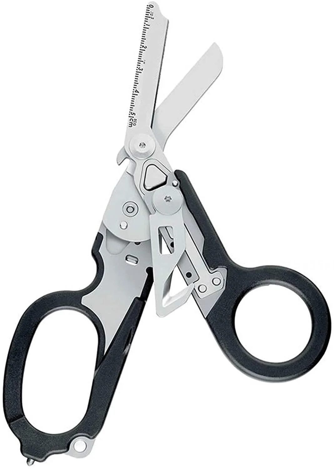 bangyoudaoo 6 in 1 Rescue Scissors, Multi-Tool with Strap Cutter and Glass Breaker Black