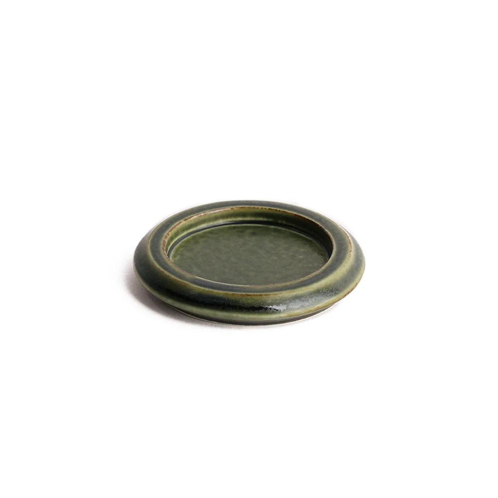 Round Seto Incense Tray