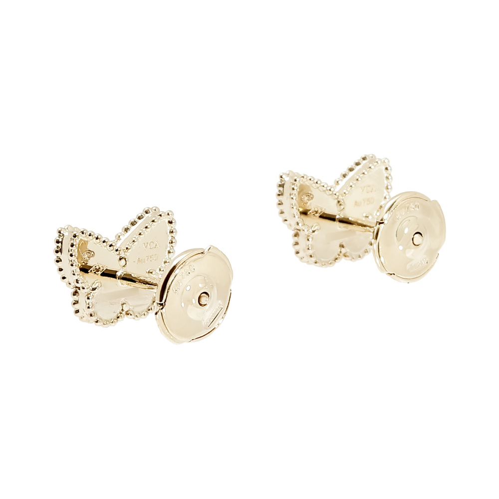 Van Cleef & Arpels Sweet Papillon Earrings 18K Yellow Gold VCARN5JM00