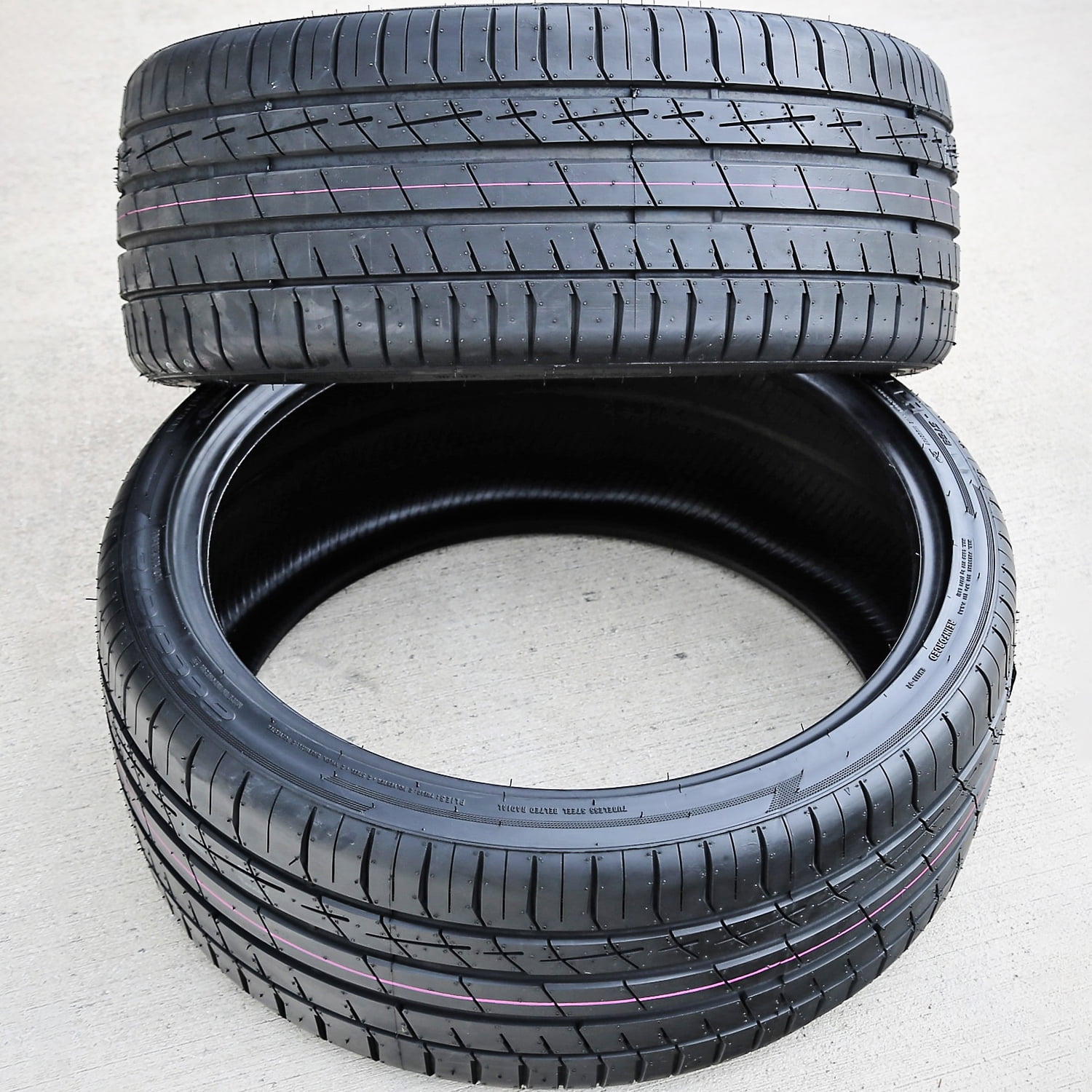A pair of 2(2) 265/40ZR20 265/40R20 104Y XL AS A/S performance tires