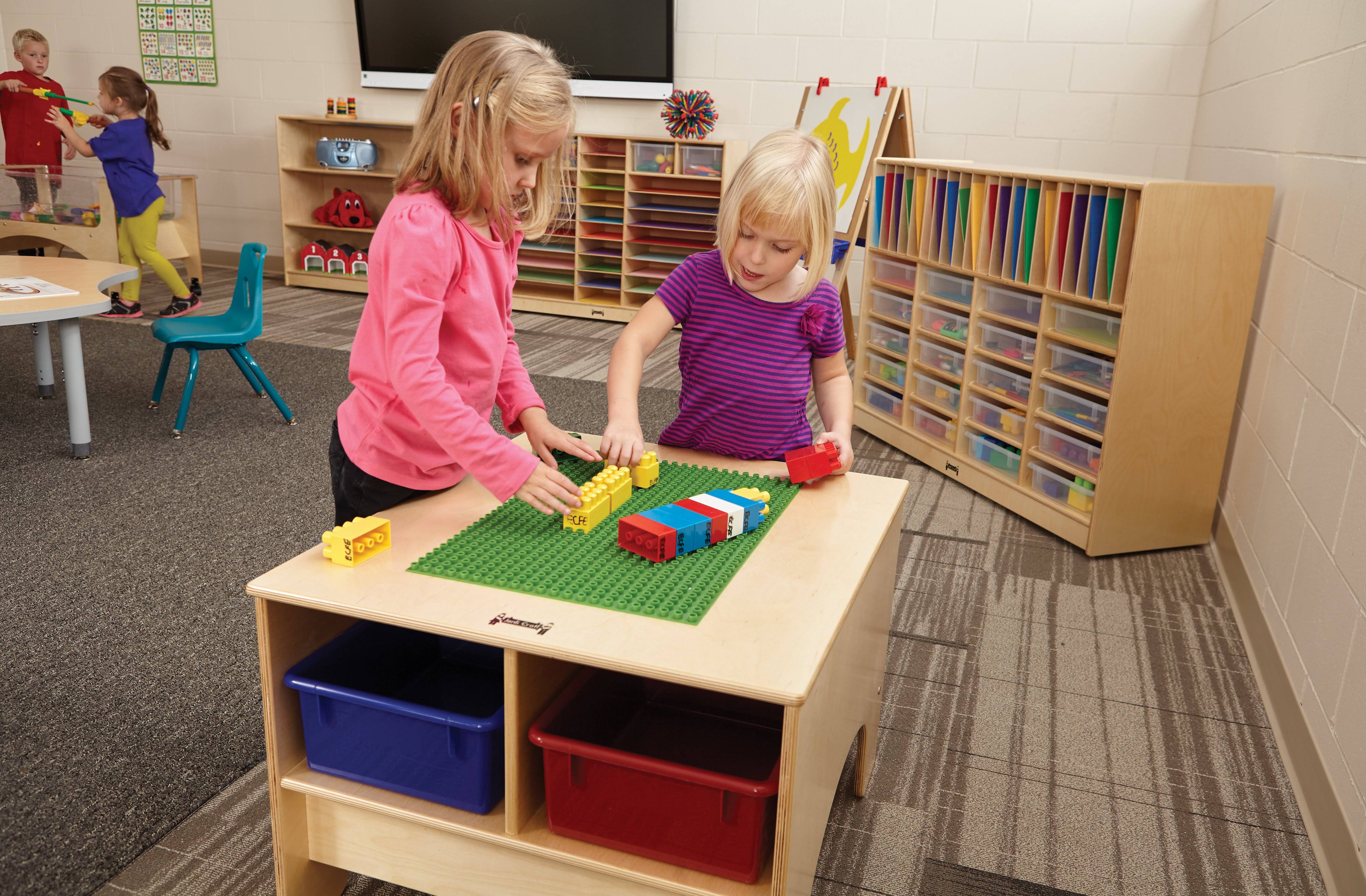 Jonti-Craft 5745JC Duplo Compatible KYDZ Building Table Without Tubs
