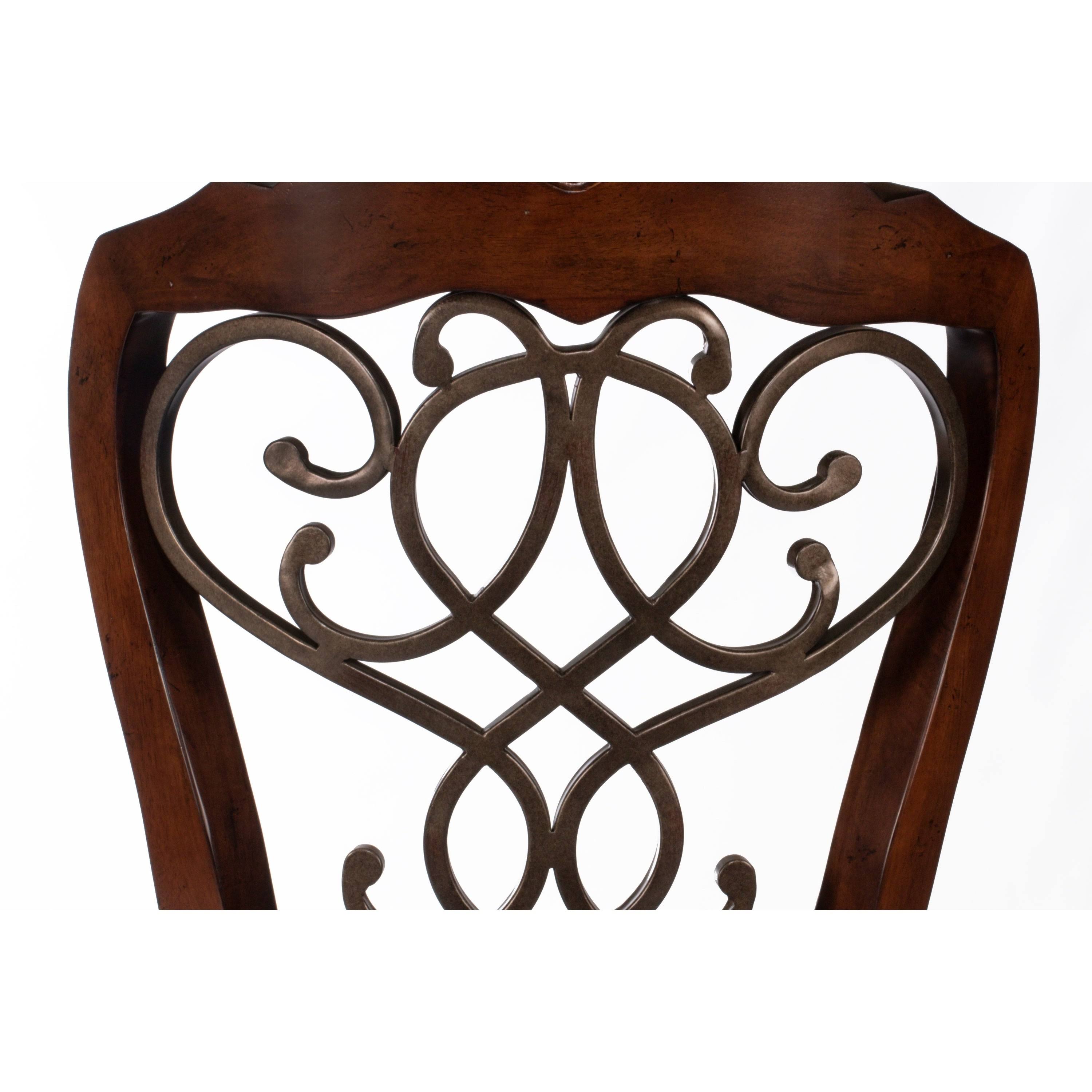 Hillsdale Furniture Burrell Swivel Counter Height Stool, Brown Cherry