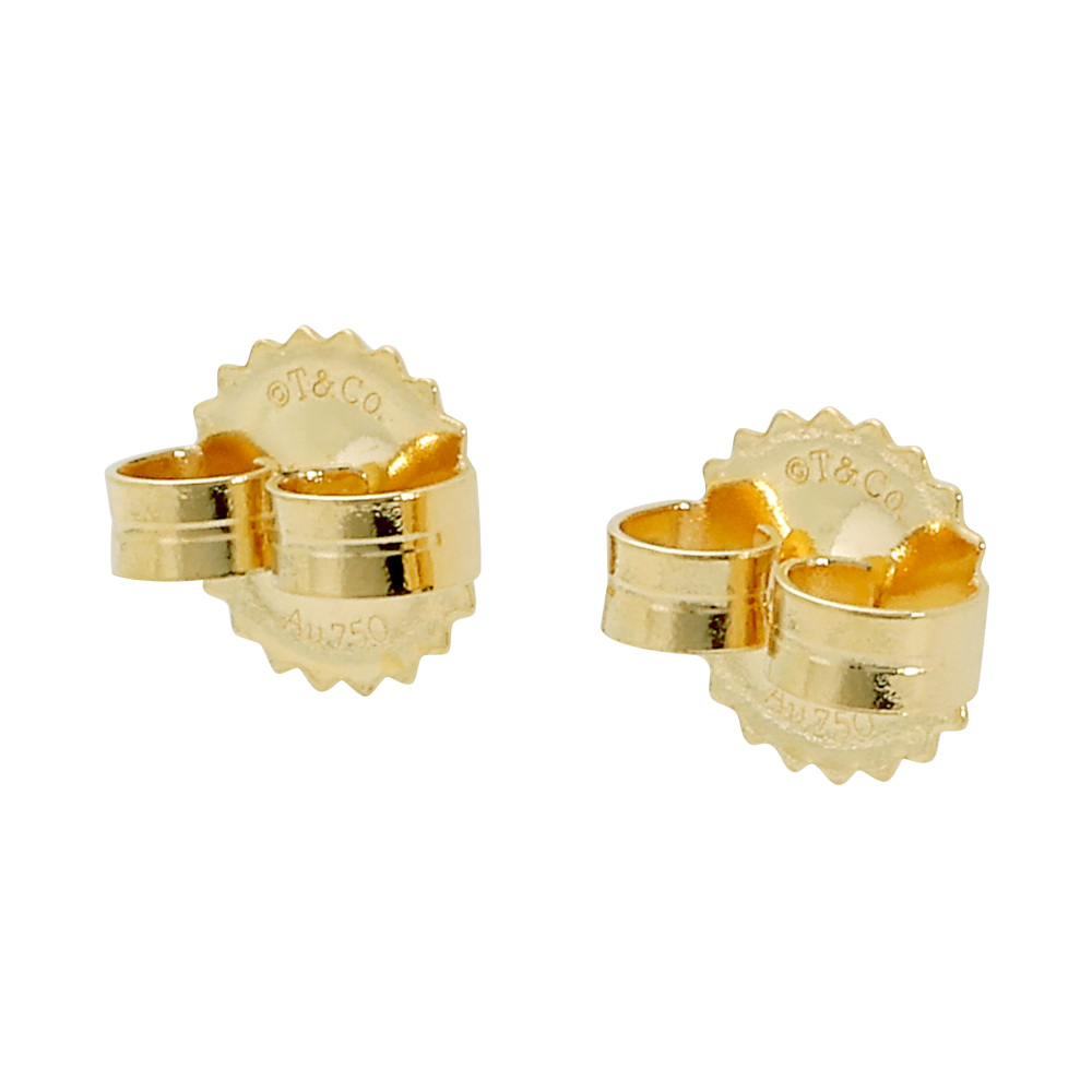 Tiffany & Co. Hardware Bolt Stud Earrings 18K Yellow Gold