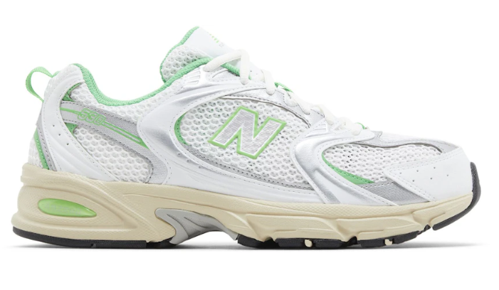 New Balance 530 White Palm Leaf MR530EC Casual Running Shoes