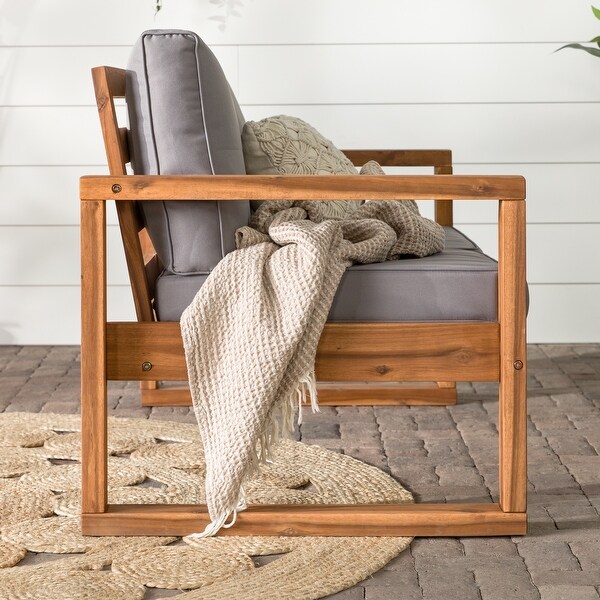 Middlebrook Hudson Acacia Frame Love Seat