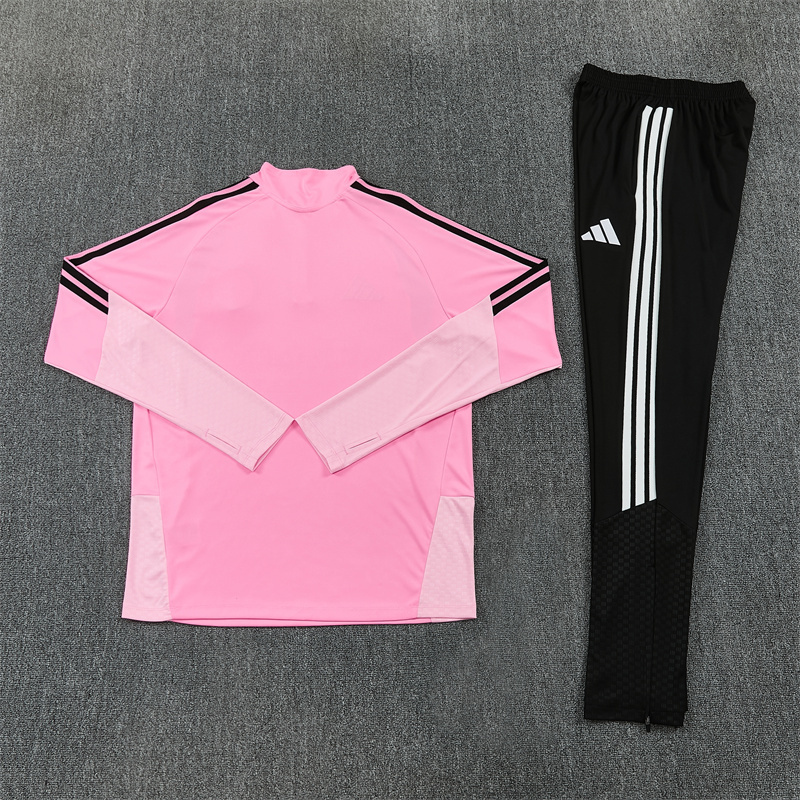 Adult/ Kids Miami 2627 Half Zippered Training Suit - Pink