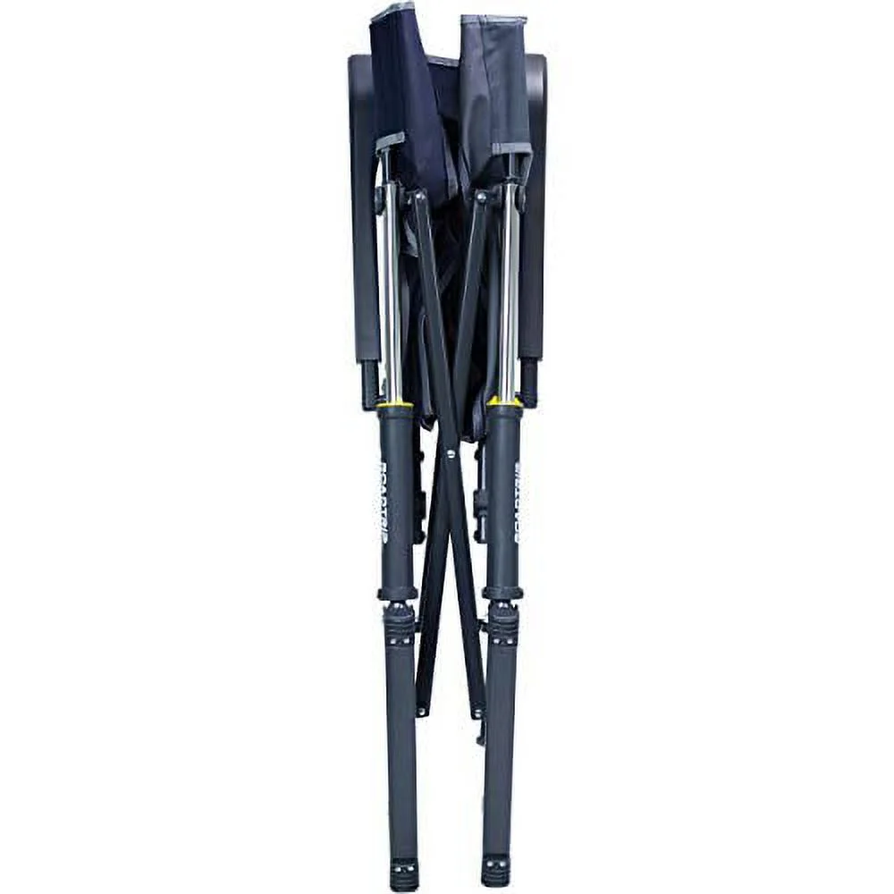 GCI Outdoor Roadtrip Rocker Collapsible Rocking Chair & Outdoor Camping Chair, Indigo Blue