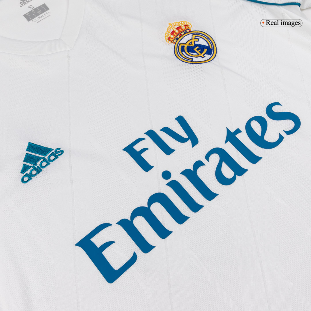 Retro Soccer Jersey Real Madrid Home Long Sleeve 2017/18
