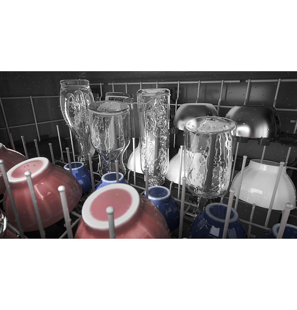 GE - Top Control Built-In Dishwasher with 3rd Rack, Dry Boost, 50 dBa - White