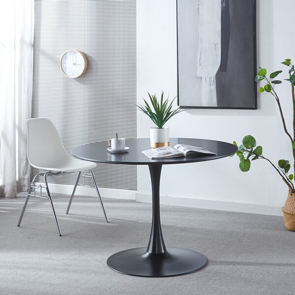 Midcentury Round Dining Table ,Kitchen Table,Easy to assemble and clean