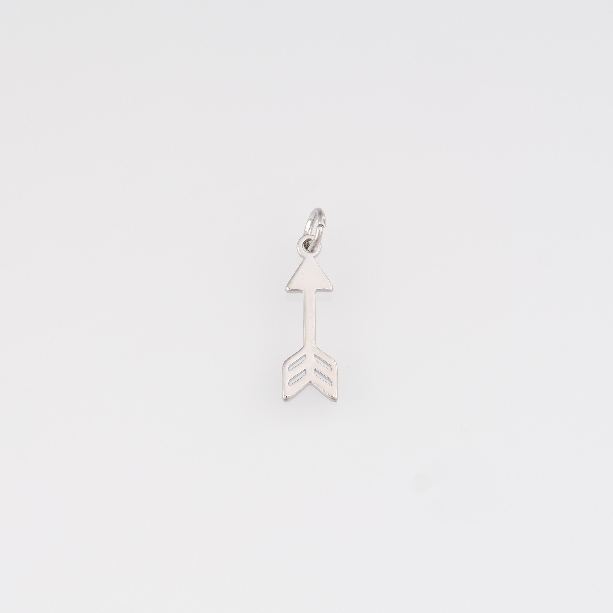 18K Gold Filled Arrow Pendant,Dainty Arrow Charm Earrings Necklace for DIY Jewelry Making Supply