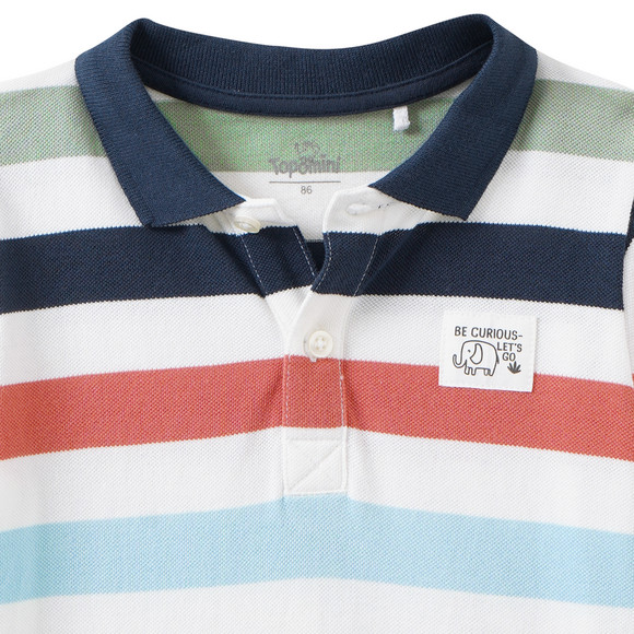 Topomini Baby Poloshirt mit Streifen